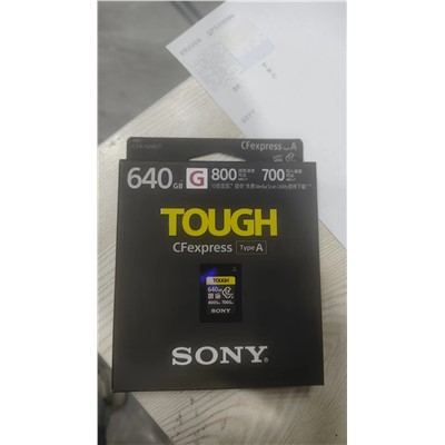 索尼SONY CFexpress Type-A移動硬盤/內存卡640G A7S3 FX6 A1 A7M4 A9M3 FX6存儲卡 640G(CEA-G640T)